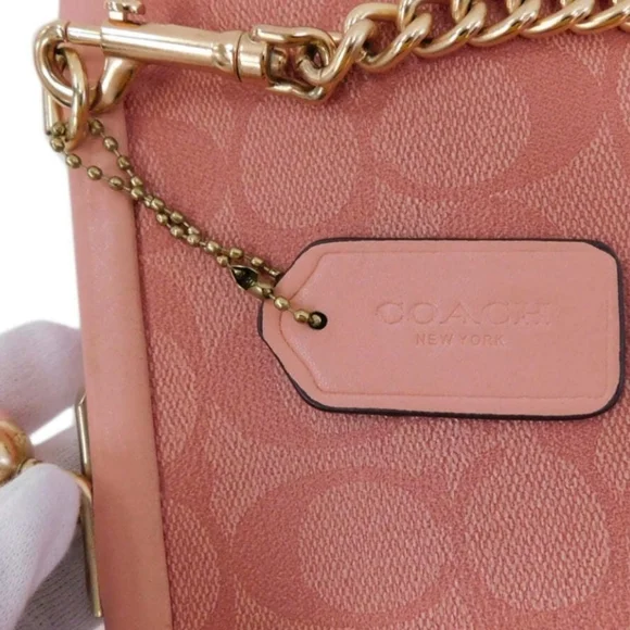 Authentic Coach Nora Kisslock Crossbody In Candy Pink Colorway Unused W/ COA - Picture 12 of 17